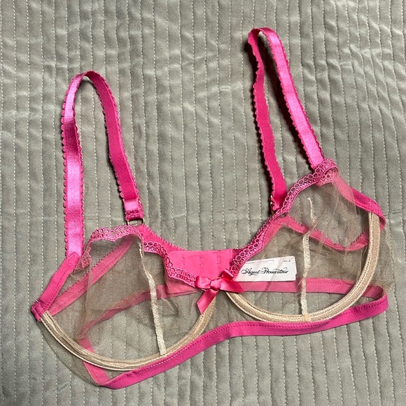 Agent provocateur Kay pink nude 32dd bra - Picture 3 of 8